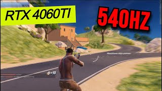 540HZ  RTX 4060ti + Ryzen 7 7800X3D Fortnite Chapter 5 Season 2 | performance mode | Low Meshes