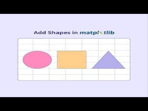Interactive Shape Visualization with Matplotlib in Python