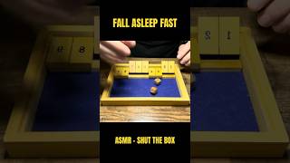 shut the box asmr 😴💤 fall asleep fast & get rid of asmr immunity with this game  #shutthebox #asmr screenshot 5