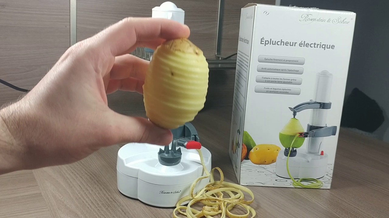 Rosenstein Söhne Elektrischer Obst Und Gemüseschäler Produktvorstellung Youtube