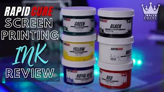 Rapid Cure Screen Print ink Review - KING PRINT
