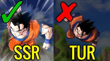 SSR and TUR Ultimate Gohan Side By Side Super Attack Animation | DBZ Dokkan Battle