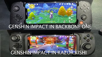 Genshin Impact on Backbone One & Razor Kishi