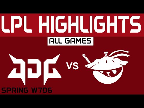 JDG vs AL Highlights ALL GAMES LPL Spring Split 2024 JD Gaming vs Anyone's Legend by Onivia