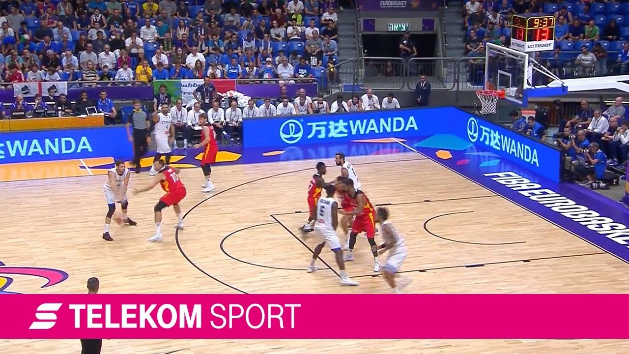 Italien Deutschland Gruppenphase Eurobasket 17 Telekom Sport Youtube