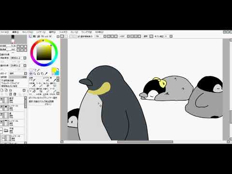 メディアリテラシー ペイントツールで動かしてみた・Θ・
