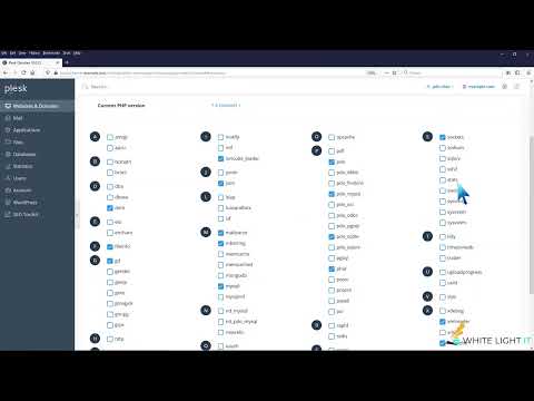 How to Enable or Disable PHP Extensions Using the CloudLinux Selector in Plesk   WhiteLight Hosting