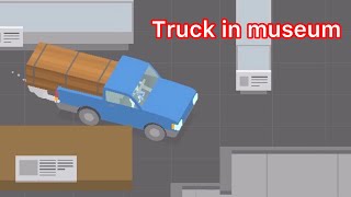 Sneaky Sasquatch: Truck in a museum!