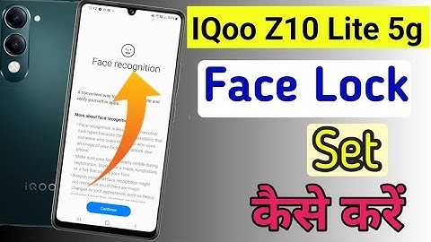 Iqoo Z10 Lite 5g face lock setting / Iqoo 5g me face unlock kaise lagaen /Iqoo Z10 Lite 5g face lock