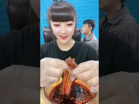 GHOST PEPPER NOODLES MUKBANG EATING Legend eating asmr NitaAlix Channel  (287) -