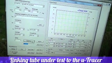 uTracer 3 - Testing 6SL7GT Valve On A Tube Curve Tester - AVO