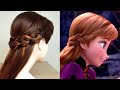 Anna’s Frozen 2 Double Braid-Back Hairstyle Tutorial