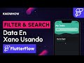 Cómo Filtrar Datos en Flutterflow con API | Búsqueda Rápida por Nombre y Empresa