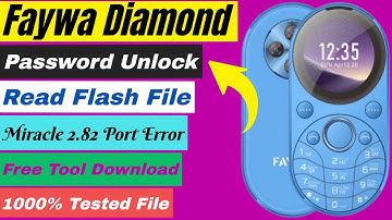 Faywa Diamond Password Unlock || Flash File Read | Factory Rest | Tool & Flash File Download 2025.