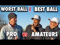 Pro's WORST Ball vs Amateur's BEST Ball Scramble! w/  @Zac Radford  &  @Kderr_golf  | EXP Golf