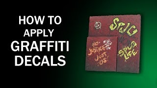 How To Apply Graffiti Decals - Warlord Games Judge Dredd Tutorial screenshot 5