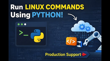 Python for Production Support | Execute Linux Commands Using Python (Real Automation)