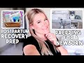 38 WEEKS PREGNANT | NEWBORN PREP & POSTPARTUM RECOVERY ESSENTIALS