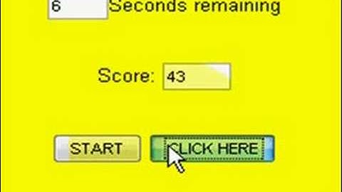 My Clicks in 10 Seconds.