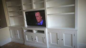 How To Build Tv Wall Cabinets
