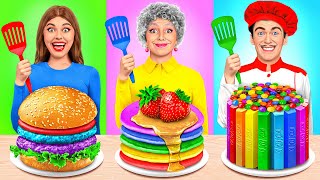 Reto De Cocina Yo vs Abuela | Deliciosos Trucos de Cocina por Mega DO Challenge