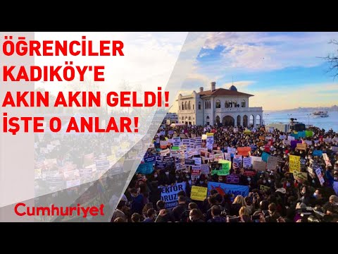 İşte adım adım büyük Kadıköy eylemi! Öğrenciler haykırdı!