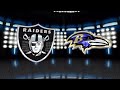 Raiders vs Ravens Week 2 Simulation | Madden 25 Rosters