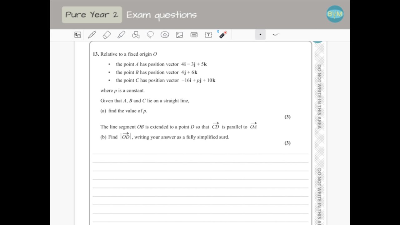 A Level maths June 2022 Question 13 Paper 2 Edexcel - YouTube