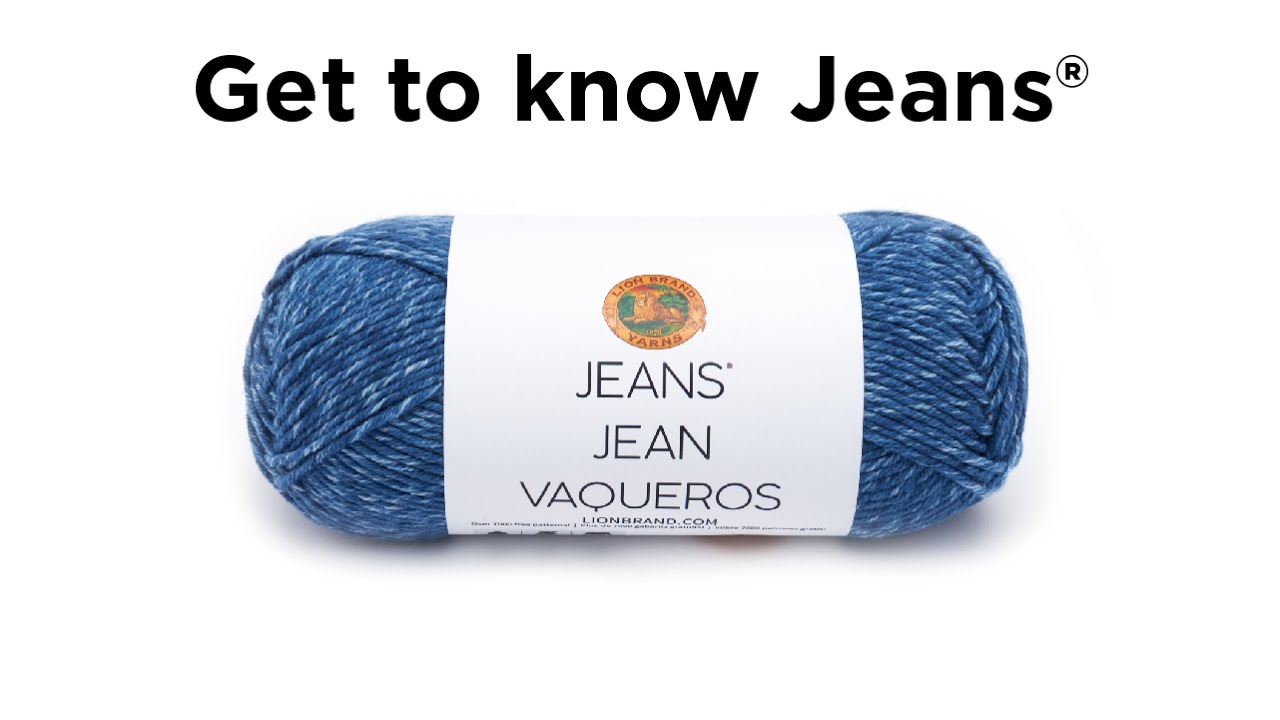 video Lion Brand Jeans Yarn