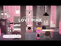 【ハピパラ】ピンク大好きヤンチャ女子ルーム ジェシカの別荘 【ハッピーホームパラダイス｜あつ森｜部屋レイアウト】
