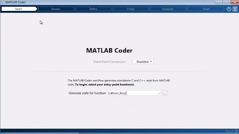 MATLAB 알고리즘으로부터 C /C++ 코드 생성하기 - MATLAB Coder란?