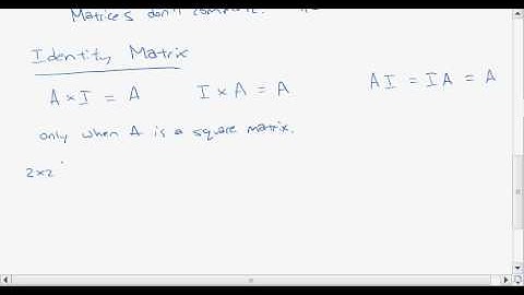 Matrix multiplication part 2