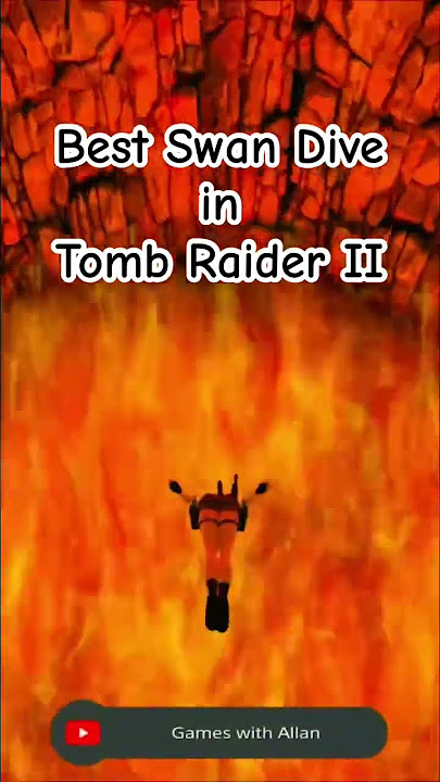 Best Swan Dive in Tomb Raider 2! #shorts #tombraider #PS5 #gaming #laracroft #retrogaming