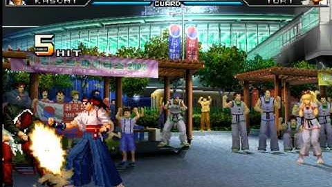 KOF 2002 UM KASUMI Combo 藤堂香澄角落二顆氣