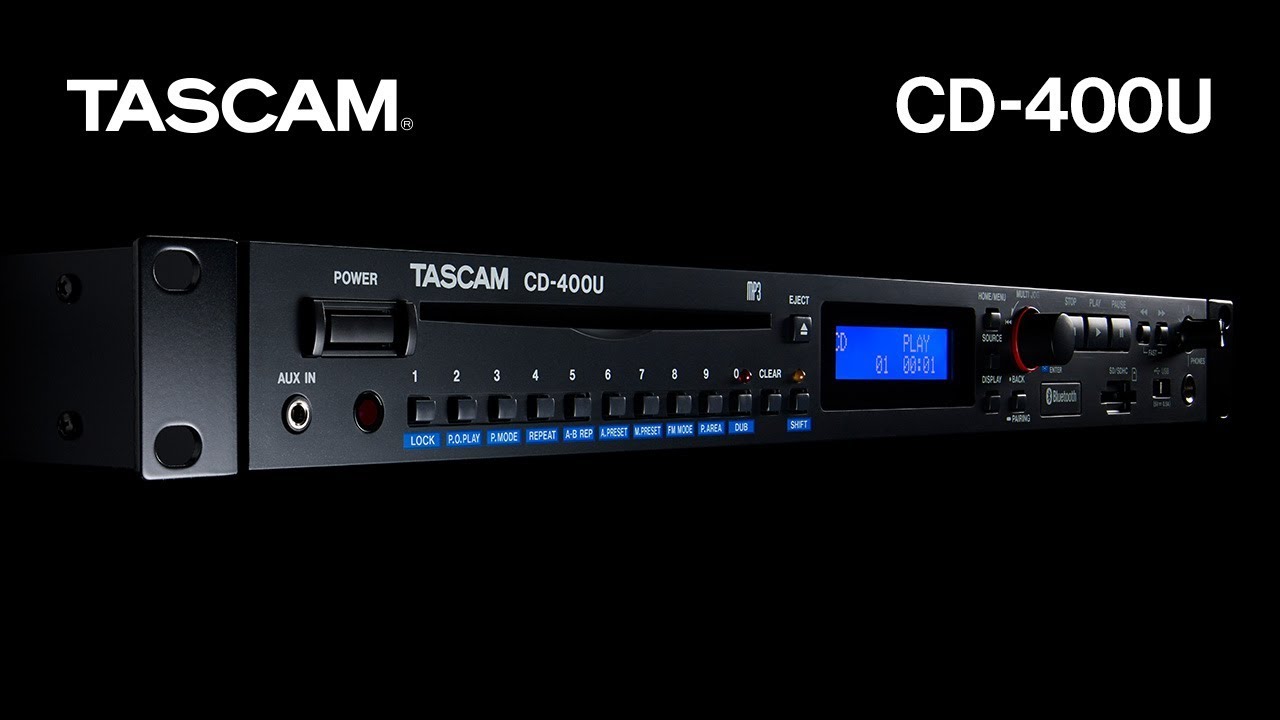 TASCAM タスカムCD-400U Bluetooth 20年製　動作確認済み