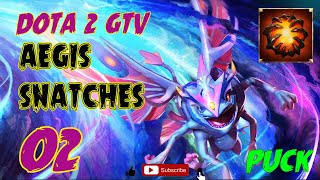 DOTA 2 AEGIS SNATCHES MOMENT 2020 #2 - Puck - PA - Juggernaut - Terrorblade - Arc Warden - Spec