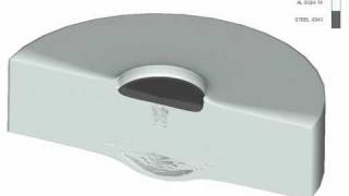 Famous ANSYS Explicit Dynamics Solutions - Simulation Examples - Metal Spall Profile