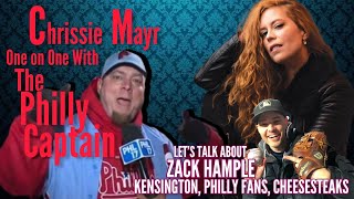 Chrissie Mayr LIVE! Philly Captain! Zack Hample Controversy. Kensington. Phillies Fans. Cheesesteaks