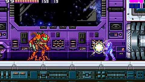 Metroid Fusion Sa-X battle(no damage)