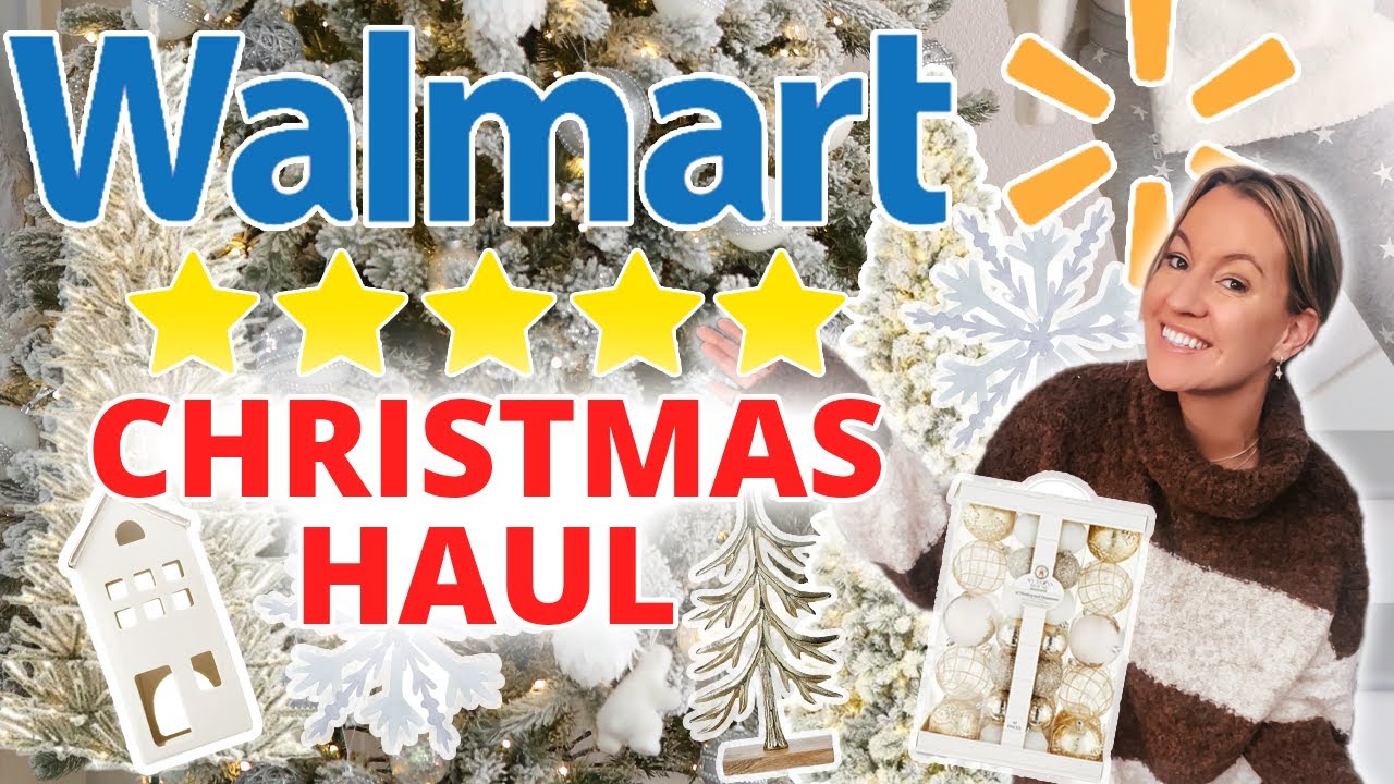 Walmart 2023 Christmas Decor Haul Best Walmart Christmas Decor YouTube