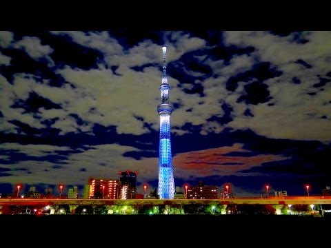 【 2013 新年特別 七色　☆ 】　スカイツリー ライトアップ ♪
