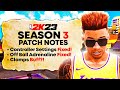 THE SEASON 3 PATCH THAT WILL SAVE NBA 2K23!