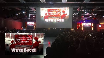 Sakura-Con 2022 AMV Contest Intro AUDIENCE REACTION