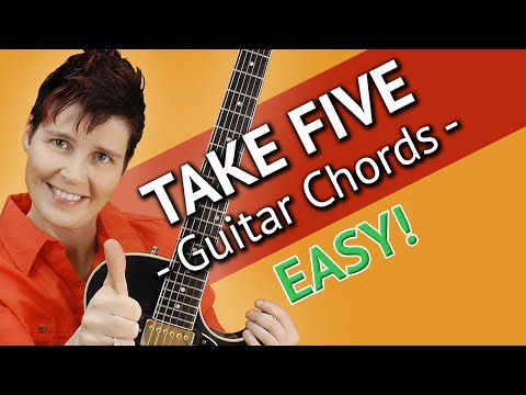 TAKE FIVE Guitar Chords – EASY CHORDS – Comping GUITAR LESSON