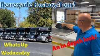 Renegade factory tour! What’s up Wednesday!