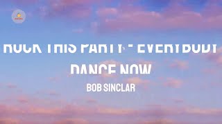 Bob Sinclar - Rock This Party - Everybody Dance Now (Lyric Video) Resimi