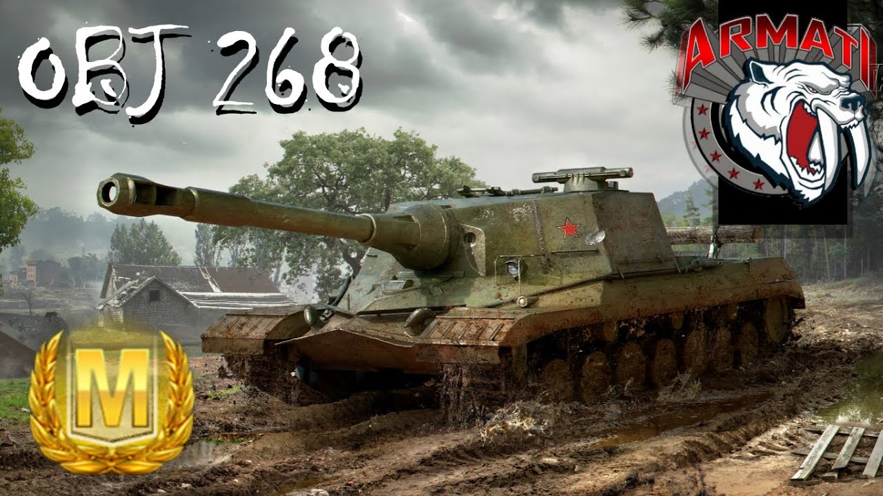 World of Tanks Blitz - Obj. 268 Mastery - Gameplay on Dynasty's Pearl