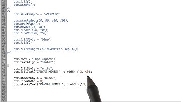 テキストの描画 - HTML5 Canvas