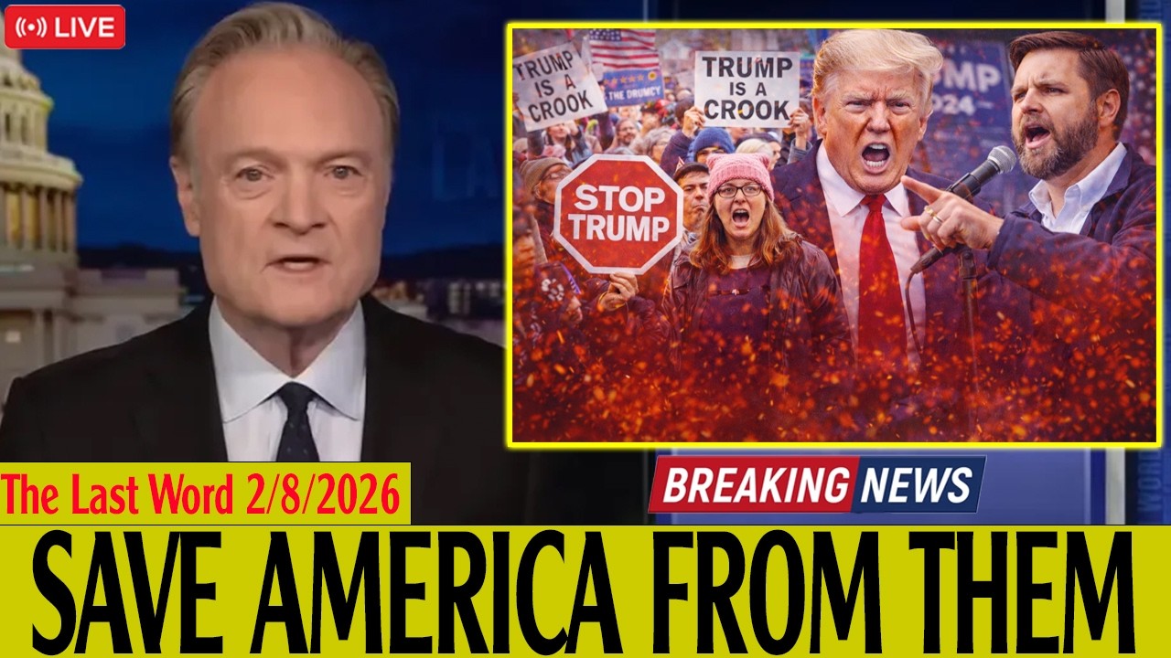 MSNBC Live : The Last Word With Lawrence O'Donnell 2/8/2026 | MS NOW News Trump Today FEB 8, 2026