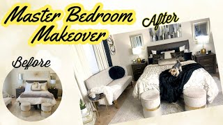 MASTER BEDROOM MAKEOVER 2022 (Black,Cream And Gold)